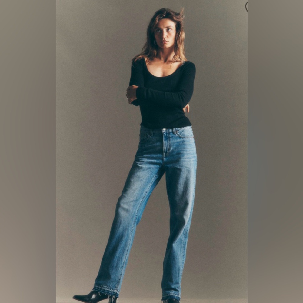 Brand NEW Rail Straight Jean in Reston Madewell size 27 SOLD OUT